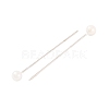White Color Platinum Plated Ball Head Pins X-NEED-D002-1-2