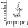 304 Stainless Steel Pendants STAS-B141-02B-P-3