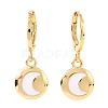 Brass Huggie Hoop Earrings EJEW-JE04324-01-2
