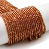 Electroplate Transparent Glass Beads Strands LS-GLAA-H021-01A-FR02-1