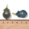 Natural Amethyst & Fluorite & Rose Quartz & Labradorite & Lapis Lazuli Pendants G-C274-01-3