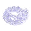 Handmade Foil Glass Beads Strands FOIL-N033-02D-2