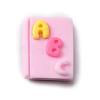 Teachers' Day Opaque Resin Cabochons CRES-WH0001-57E-1