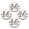 Unfinished Natural Poplar Wood Links Connectors WOOD-S045-140B-01M-1