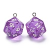 Transparent Acrylic Pendants MACR-O044-03D-1