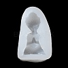 DIY Buddha Figurine Display Silicone Molds X-DIY-F135-01-3