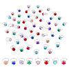 50Pcs Rhinestone Adjustable Rings RJEW-FI0001-06-1