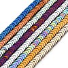 Electroplated Non-magnetic Hematite Beads Strands G-P571-C01-01-1