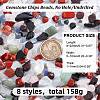 158G 8 Styles Natural Mixed Stone Beads G-NB0004-05-2