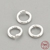 925 Sterling Silver Open Jump Rings STER-S002-57-3
