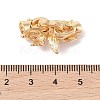 Brass and Enamel Fold Over Clasps KK-B100-046G-3
