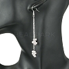 5Pair Brass Dangle Earrings EJEW-FS00040-3