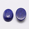 Dyed Oval Natural Lapis Lazuli Cabochons G-K020-18x13mm-02-2