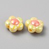 Plating Acrylic Beads MACR-WH0007-128D-2