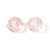 Baking Paint Transparent Glass Beads GLAA-N011-10mm-09-2