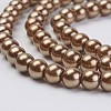 Eco-Friendly Dyed Glass Pearl Beads Strands HY-A008-6mm-RB037-3