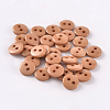 2-Hole Flat Round Resin Sewing Buttons for Costume Design BUTT-E119-24L-09-1