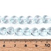Baking Paint Transparent Glass Beads Strands DGLA-N021-01A-01-4