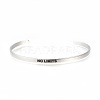 Tarnish Resistant 201 Stainless Steel Cuff Bangles BJEW-Q685-07-2
