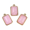 Natural Rose Quartz Pendants X-STAS-K291-04G-01-1