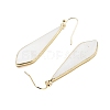 Natural White Shell  Dangle Earrings EJEW-P145-03F-2