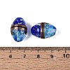 Luminous Handmade Gold Sand Lampwork Beads FOIL-N035-01A-4
