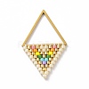 Handmade MIYUKI Japanese Seed Loom Pattern Seed Beads PALLOY-MZ00055-01-1