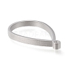 Non-Tarnish 304 Stainless Steel Open Back Bezel Polishing Pendants LS-STAS-K208-14-2