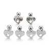 Tarnish Resistant 201 Stainless Steel Barbell Cartilage Earrings EJEW-R147-36-2