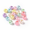 Imitation Pearl Acrylic Beads X-OACR-E013-29B-1