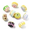 9Pcs 9 Colors Opaque Acrylic Beads OACR-CJ0002-63-8