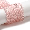 Transparent Glass Beads Strands X-EGLA-A035-T4mm-D20-1