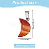 24Pcs 12 Styles Moon Gemstone Pendants G-HY0001-80-2