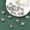 SHEGRACE Brass Round Links XGR0126P-122P-4