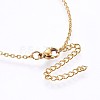 Brass Micro Pave Cubic Zirconia Pendant Necklaces NJEW-H486-24G-3