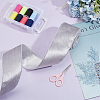 10 Yards Single Face Velvet Ribbon OCOR-WH0093-12A-4
