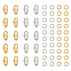 Unicraftale 20Pcs 2 Style 304 Stainless Steel Lobster Claw Clasps STAS-UN0047-72-1