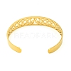 304 Stainless Steel Triquetra/Trinity Knot Hollow Open Cuff Bangles BJEW-S154-02G-3