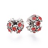 Alloy Rhinestone Spacer Beads RB-E534-01AS-D-2
