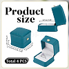 Imitation Leather Covered Plastic Jewelry Ring Boxes OBOX-WH0085-173A-2