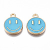 Alloy Enamel Charms ENAM-S121-165B-RS-2