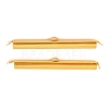 Iron Slide On End Clasp Tubes IFIN-R212-4.0cm-G-1