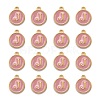 Golden Plated Alloy Enamel Charms LS-ENAM-S118-07J-2