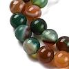 Natural Striped Agate/Banded Agate Beads Strands G-Z060-A01-A22-4