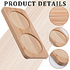 2 Round Slots Bamboo Serving Tray ODIS-WH0329-38B-6