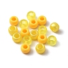 Translucent & Opaque Acrylic Beads OACR-WH0036-05A-2