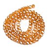 Electroplate Glass Bead Strands EGLA-R015-4mm-M-2