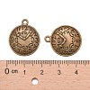Tibetan Style Alloy Pendants X-TIBEP-R191-AB-FF-3
