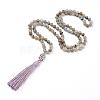 Tassel Pendant Necklaces NJEW-P191-A04-1