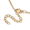 Natural Mixed Gemstone Bullet Pendant Necklaces NJEW-JN04529-02-5